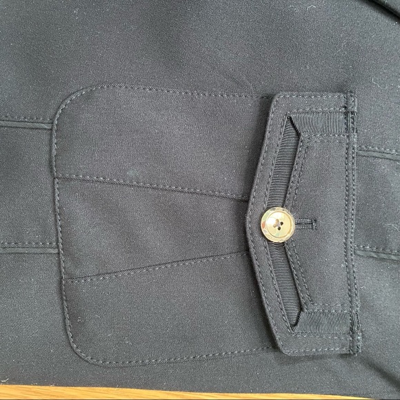 WHBM White House Black Market ruffle collar black blazer - Picture 12 of 12